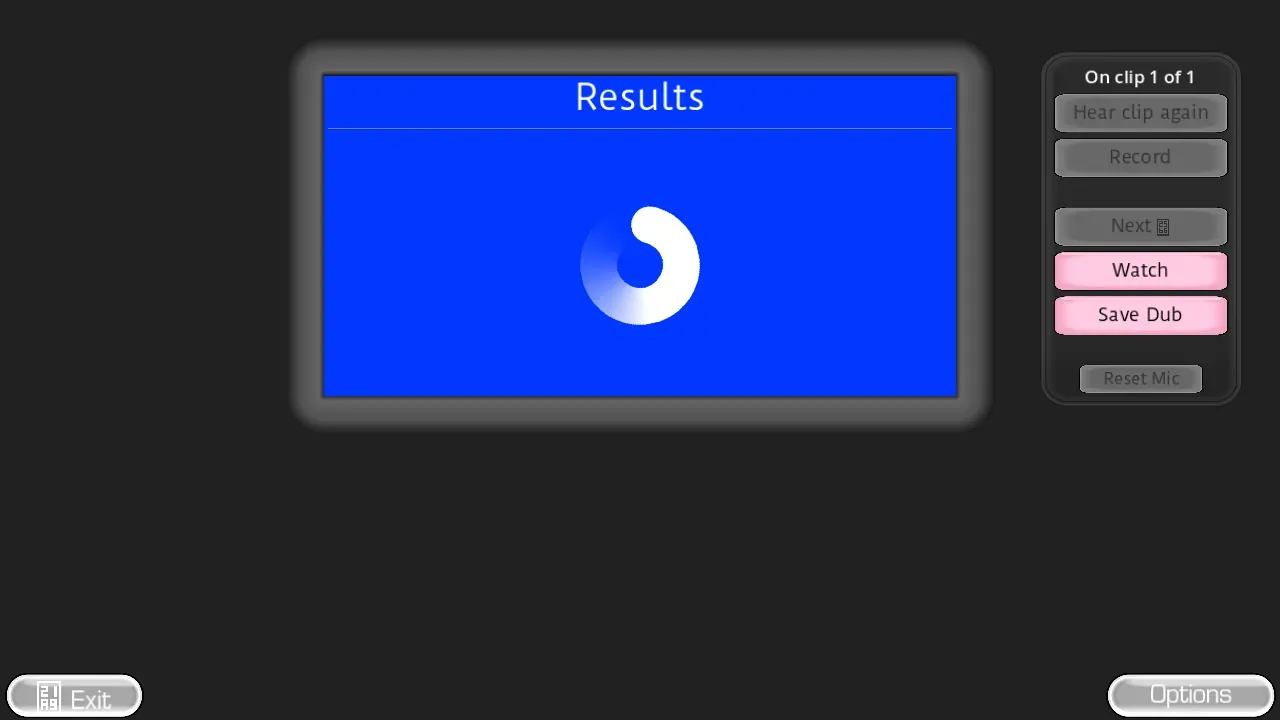 Dub Mode results with Watch and Save Dub highlighted